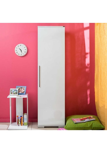 Diamond Kapaklı Dolap 8 Bölmeli - Lake Beyaz