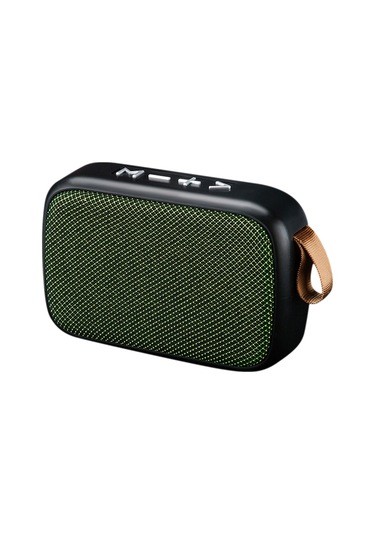 Xiyyadms Yeşil Taşınabilir Bluetooth Hoparlör, Dış Etkinlikler İçin Usb Destekli, Hıfı Ses Kalitesi, Fm Radyo Ve Tf Kart Desteği