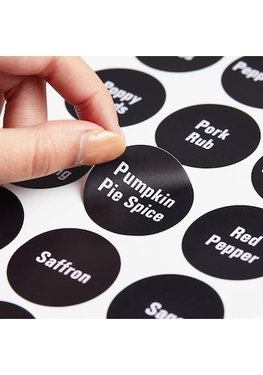 Mufunye Manyetik Şeffaf Paslanmaz Baharat Kavanozu Seti - 12 Parça + 144 Adet Etiket, Mutfak İçin Pratik Ve Güvenilir Çözüm Gümüş