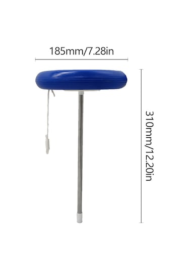 Analog Havuz Termometresi Havuz Ve Spa Büyük Kadran Termometresi İp İle Yüzen Yüzme Havuzu Su Sıcaklığı Tespit Cihazı Pil Gerektirmez