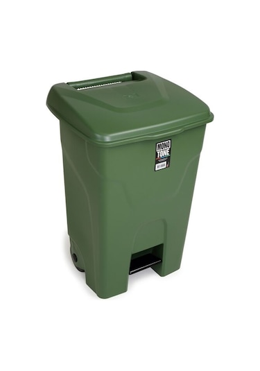 Mono Tone Pedallı Çöp Kovası - 80 Lt Bo992 Gri