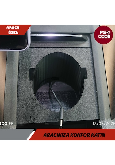 Peugeot Rifter Çapraz Bardaklı Ve Telefonluk