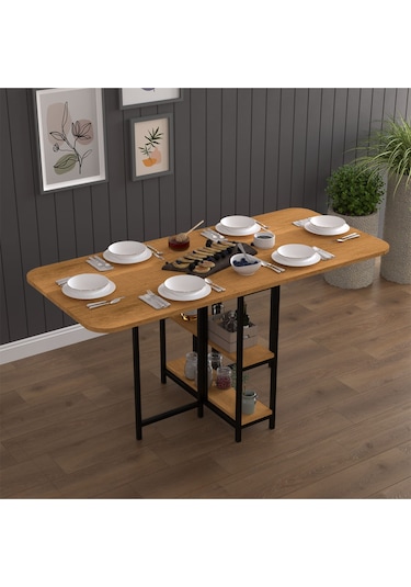 Metal Ayaklı Katlanır Mutfak Masası Km-31 Petra Petra