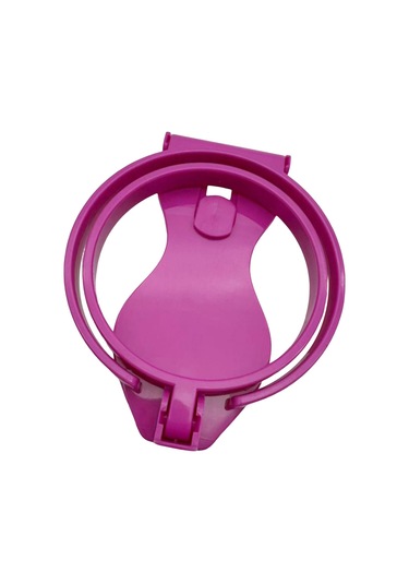 Suntek Bardak Tutucu İçki Ataşmanı Delik Çanta Plaj Tote Pembe