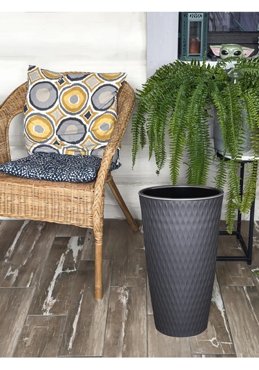 Konono Çiçek Ve İç Mekan Bitkileri İçin 15,5 Litrelik İç Kısımlı Saksı 423310919