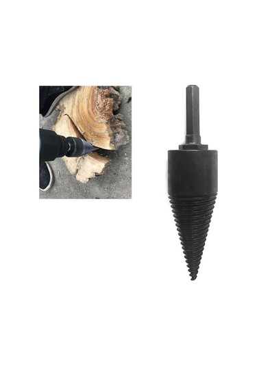 Yakacak Odun Matkap Bit Yüksek Hızlı Profesyonel Ev Altıgen Yumruk Alet Vidası Bölme Kesme Ahşap Ayırıcı Koni Sürücüsü Hızlı 32mm