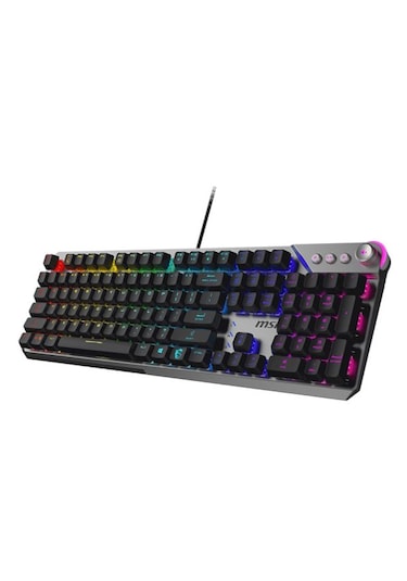 Msı Strıke 600 Kailh Midnight Pro Silent RGB Oyuncu Q Klavye