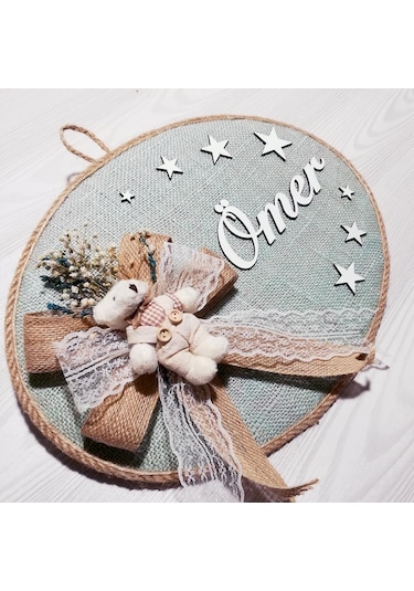 Loradavet Lora Davet Erkek Bebek Kapı Süsü, Hastane Kapı Süsü, Duvar Süsü ( (529472465) Çok Renkli