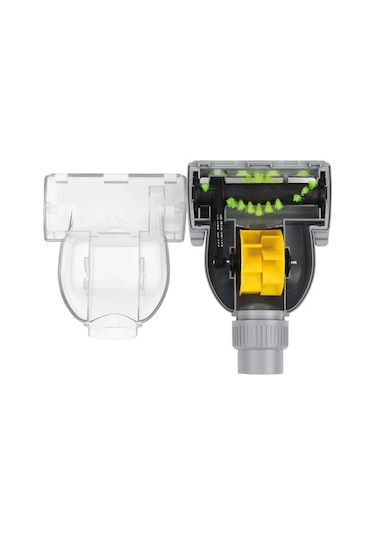 Hfambition 32mm Elektrikli Süpürge Fırçası - Gri Abs+pc Malzeme, Halı/yatak/kanepe Temizliği, 116x173mm, Kolay Kullanım