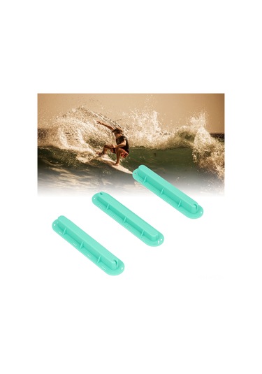 Konesam Plastik Surf Tahtası Kuyruklu Kanat Kanalı, Dayanıklı 3lü Fin Kutusu, Mavi, Konfigürasyon Aksesuarlarıyla, Kolay Kurulum