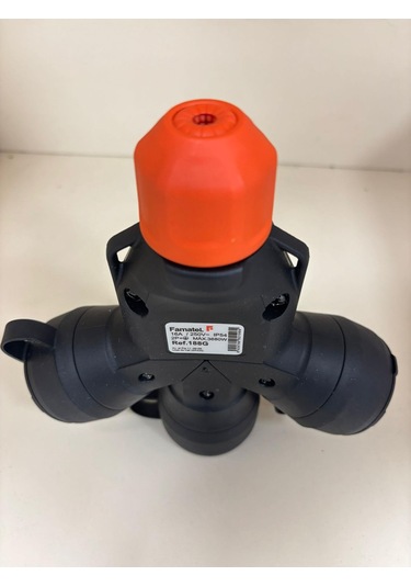 1x16a Kauçuk Tek Gövde Adaptör 3 Lü Ip54