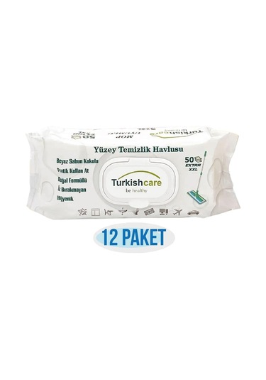 12 Li Yüzey Temizlik Havlusu 50 Pcs