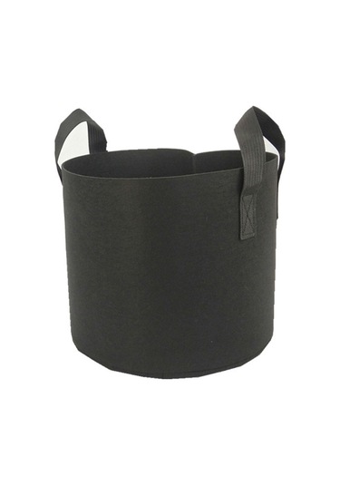 Padalink Siyah Doku Bitki Yetiştirme Çantaları - Sebze Fidanı Bahçe Bitkileri İçin 5 Adet 25x25x30cm