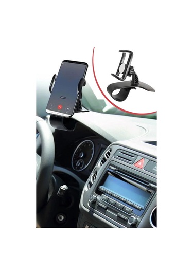 Ceylan Adam Araç İçi Konsola Takılan Döner Başlıklı Telefon Kıskacı Telefon Tutucu