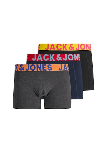 Jack & Jones Erkek 3Lü Paket Boxer 12151349