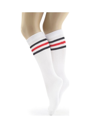 Koton Çizgili Kız Çocuk Dizaltı Çorap 001
