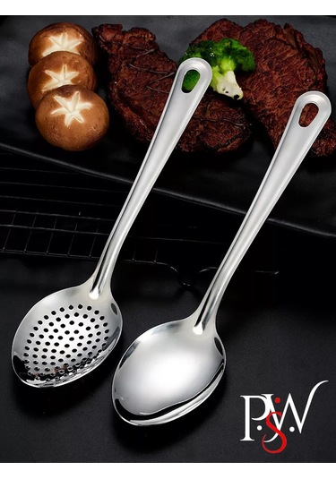 Psw Paslanmaz Çelik Kaşık Ve Süzgeç 2 Adet 258827410