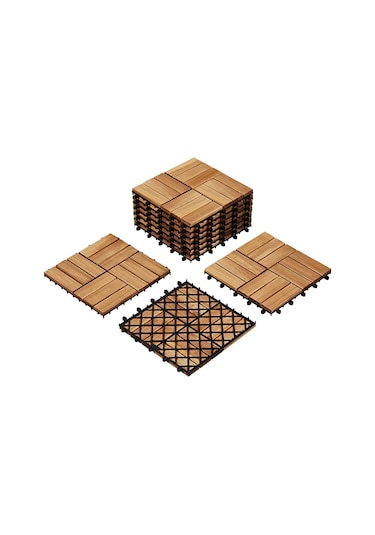 Koçtaş 30 x 30 Ahşap Yer Karosu - 4 Adet