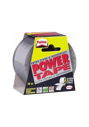 Pattex Özel Amaçlı Bant Power Tamir ve Yalıtım 50x10 Gri 1870313