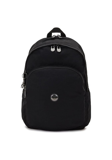 Kıplıng Delia M Büyük Boy Sırt Çantası Siyah Endless Black Siyah