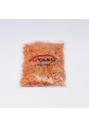 Fuyaku Kilitli İp Klips Renkli 18 Cm 1.000 Adet Turuncu