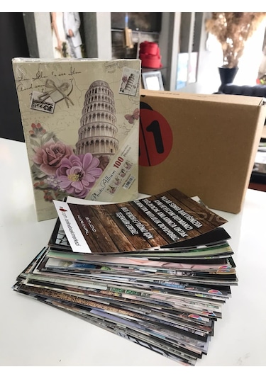 100 Adet 10X15 Fotoğraf Baskısı + Albüm