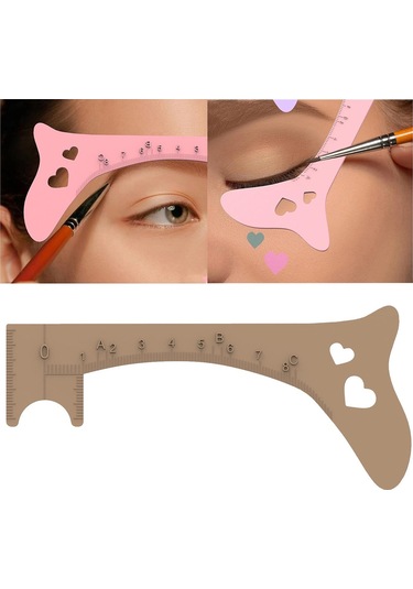 Dolıty Tanımlanmış Kaş Için Eyeliner Şablonu Kahverengi Kahverengi