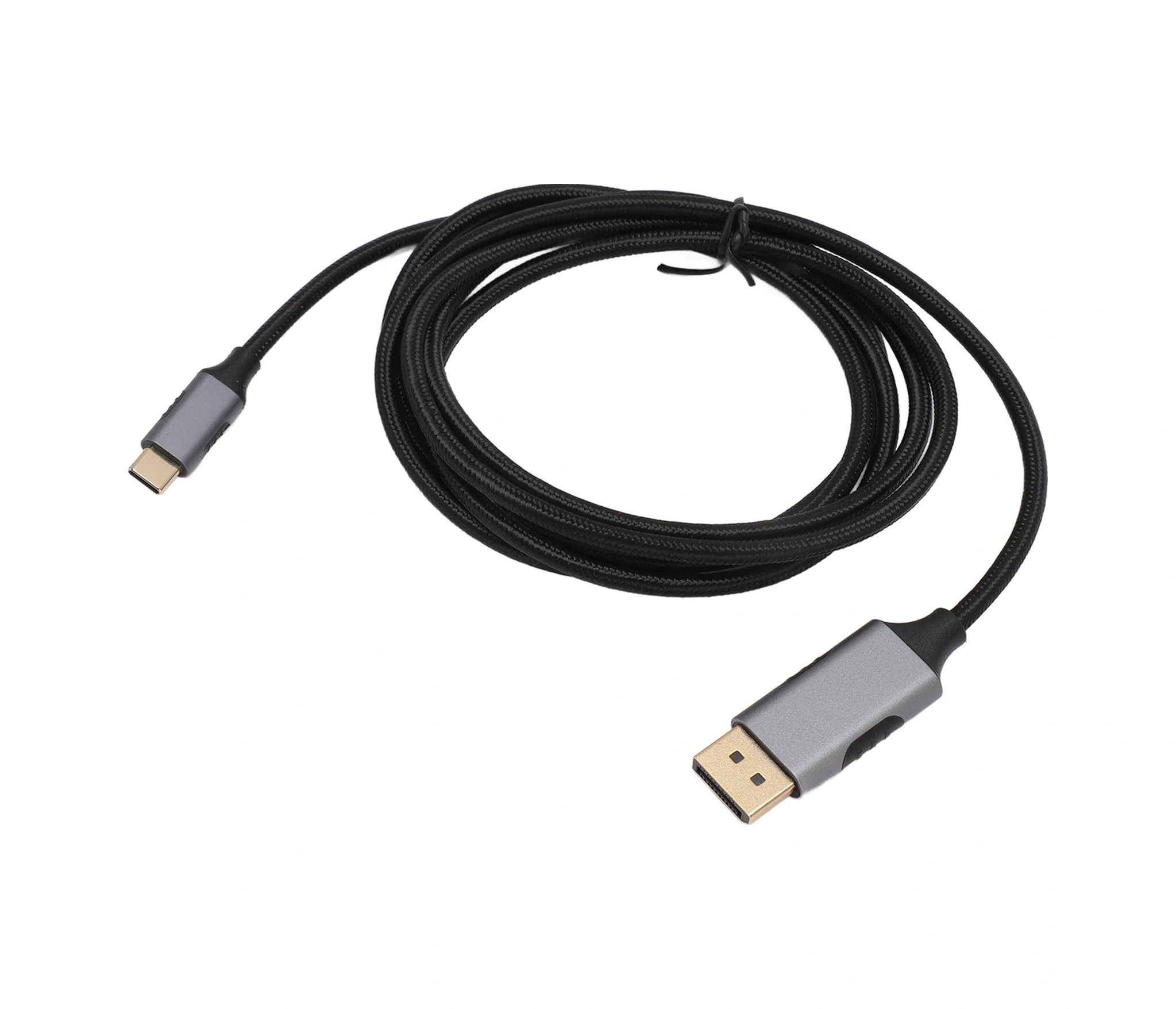 Vkemall Usb-c'den Displayport 1.4'e Kablosu, 8k 60hz Çözünürlük, 1.8m Uzunluk, Nilon Örgü Ve Aluminyum Gövde, Stabl Sinyal, Bilgisayar/projektör/tv Uyumlu