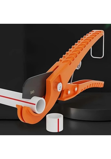 Hightower Sk5 Çelik Teflon Su Borusu Ve Isıya Dayanıklı Bahçe Makası - Turuncu Turuncu