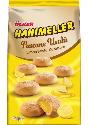 Hanımeller Limon Soslu Rulo Kurabiye - 150 Gram - 12 Adet
