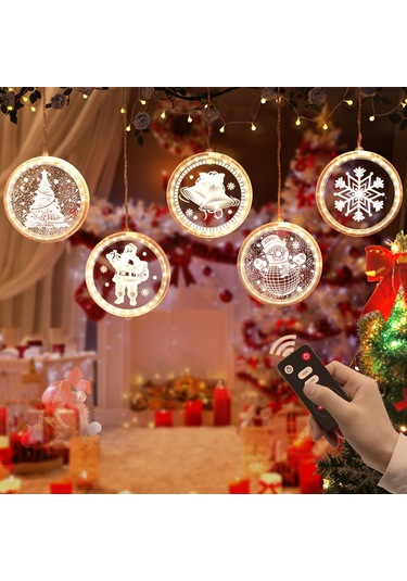 Led Dize Işıklar Noel Dekorasyon Işıkları Tatil Dekorasyon Perdeleri Usb Işıkları, Stil: Uzaktan Kumanda Diğer