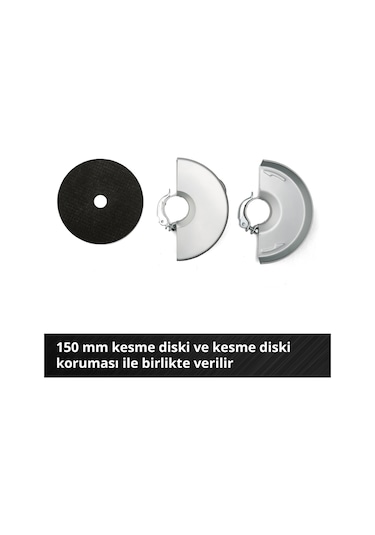 Einhell AXXIO 18/150 - Solo Akülü Avuç Taşlama - 4431144