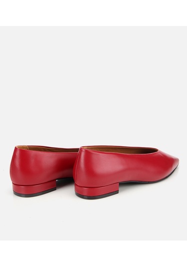 Hotiç Kadın Deri Kırmızı Yumuşak Dokulu Babet 01ayh312460a750 01ayh312460a750 Kırmızı
