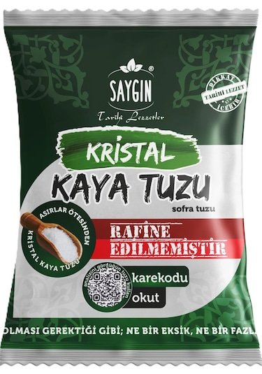 Saygın Kaya Tuzu Poşet Sofralık 500 G