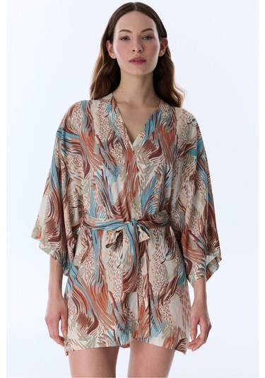 Penti Renkli Janet Kimono Çok Renkli