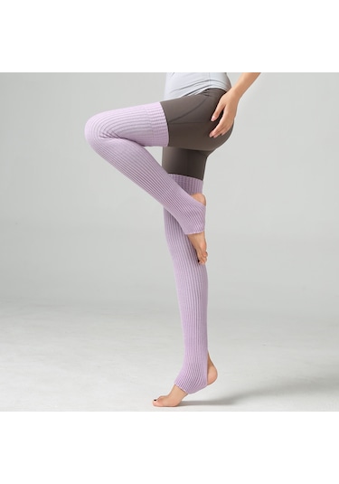 Moveevo Soğuk Günler İçin 75cm Uzunlukta Akrilik Taban Açık Bilek Açık Yoga-ballett Çorapları Mor Açık Mor Moveevo Soğuk Günler İçin 75cm Uzunlukta Akrilik Taban Açık Bilek Açık Yoga-ballett Çorapları Mor Açık Mor