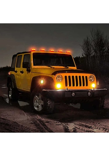 Dashanshop 2/4 Adet Araç Led Güneş Enerjili Işık Dekoratif Ortam Aydınlatma Çarpışma Önleyici Güvenlik Oto Motosiklet Aksesuar