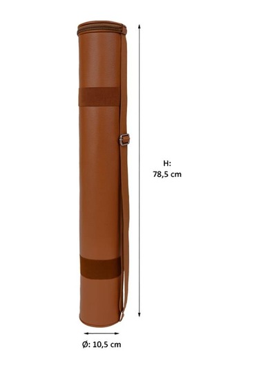 Yuga Suni Deri Proje Tüpü 10,5 Cm Taba