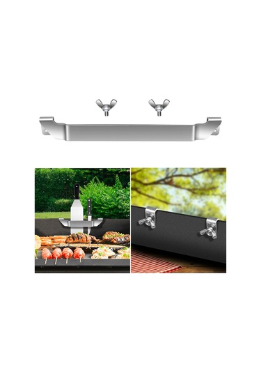 Adet Izgara Spatula Tutucu, 27cm Gümüş