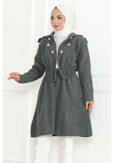 Beylem Beli Lastikli Triko Kap 1193 - Antrasit