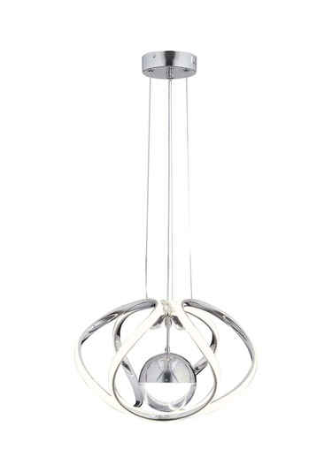 Mars Krom Küre Ledli Salon Mutfak Oda Oturma Odası Hol Ledli Avize Sb-ld-108 Krom