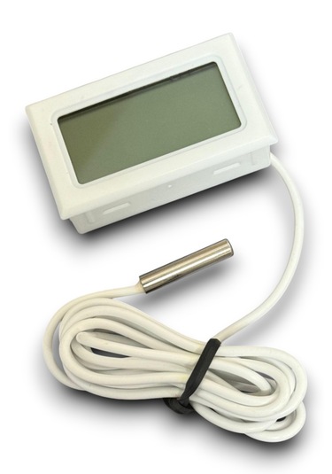 Mini Dijital Termometre Sıcaklık Ölçer - Beyaz Pil Dahil