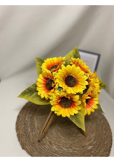 Yapay Ayçiçeği Demeti 7 Dallı 25 Cm 1.kalite