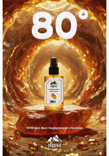 Amber Sprey Kolonya Cep Boy Elegance Series 4'lü Eko Paket - 4x50 Ml
