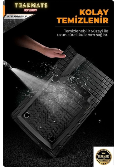 Renault Megane 4 Sedan Sol Kulak 2023 Universal Kesilebilir Havuzlu 4d Oto Paspas Ada Siyah