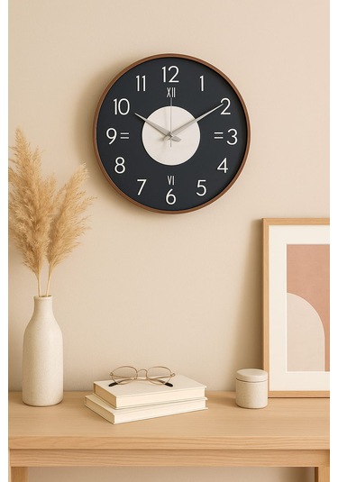Yeni Tasarım Modern Duvar Saati Şık Ve Kalite Bir Arada No:1003 Siyah