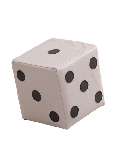 Suntek Zar Küp Osmanlı Kübik Ayak Taburesi Beyaz-s-kumaş Beyaz S Kumaş