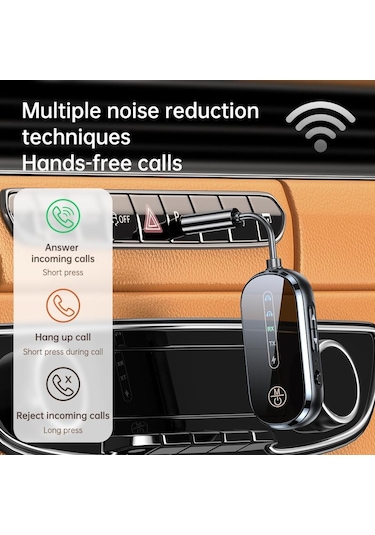 Vaorlo 2'si 1 Arada Alıcı Ve Verici Ses Adaptörü Aynı Anda Bir İla İki Tv Kulaklık Hoparlör İçin Düşük Gecikmeli İletimi Destekler