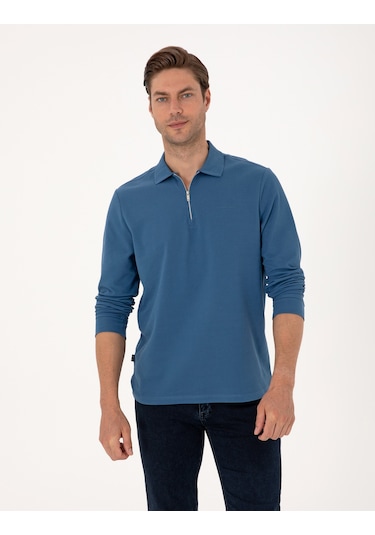 Pierre Cardin Erkek Açık Lacivert Sweatshirt 50314046-vr059 Açık Lacivert