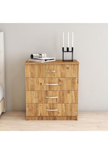 Şifonyer 4 Çekmeceli Çam - Sfy0102